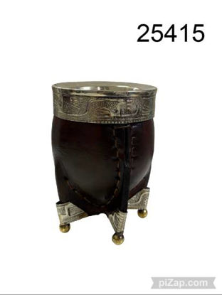 Imagen de MATE IMPERIAL PREMIUM VIROLA ALPACA Y BASE BOLITAS 1.26